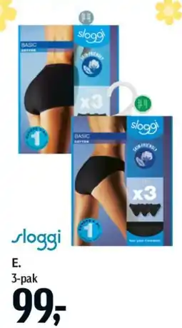 Føtex sloggi 3-pak tilbud