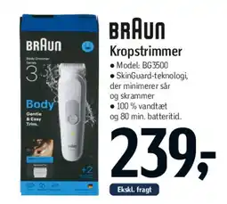 Føtex Braun kropstrimmer (Body trimmer) tilbud