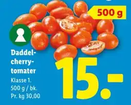 Lidl Daddel- cherry- tomater tilbud