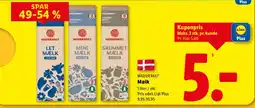 Lidl MADVÆRKET Mælk tilbud
