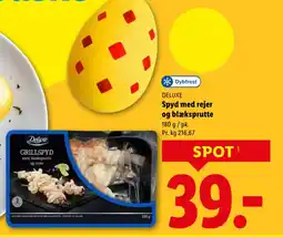 Lidl DELUXE Spyd med rejer og blæksprutte tilbud