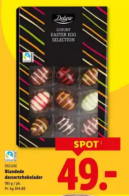 Lidl DELUXE Blandede dessertchokolader tilbud