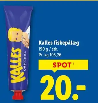 Lidl Kalles fiskepålæg tilbud