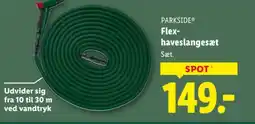 Lidl PARKSIDE® Flex- haveslangesæt tilbud