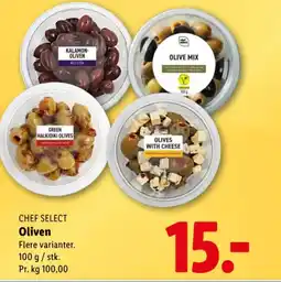 Lidl CHEF SELE Oliven tilbud