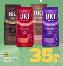 Netto BKI formalet kaffe tilbud