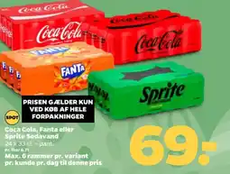 Netto Coca Cola, Fanta eller Sprite Sodavand tilbud