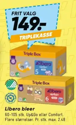 Bilka LIBERO Bleer tilbud