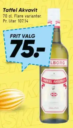 Bilka Taffel akvavit tilbud