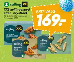 Bilka Xxl kyllingespyd eller-brystfilet tilbud