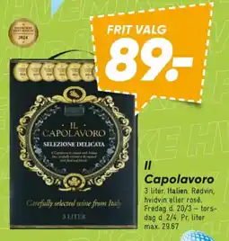 Bilka Ii capolavoro tilbud