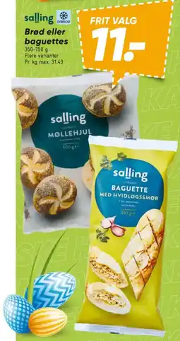 Bilka Brød eller baguettes tilbud
