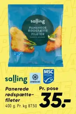 Bilka Panerede rødspætte- fileter tilbud