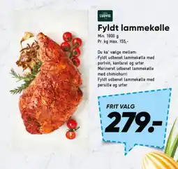 Bilka Fyldt lammekølle tilbud