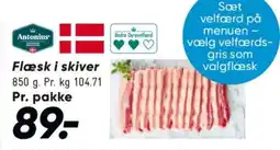 Bilka Flæsk i skiver tilbud
