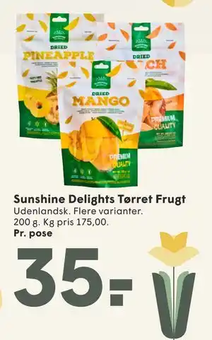 SPAR Sunshine Delights Tørret Frugt tilbud