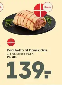 SPAR Porchetta af Dansk Gris tilbud