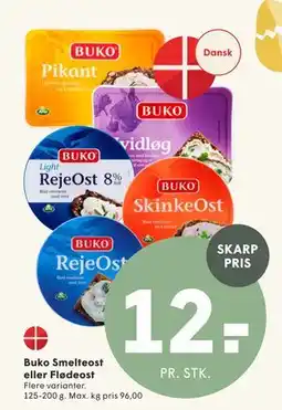 SPAR Buko Smelteost eller Flødeost tilbud