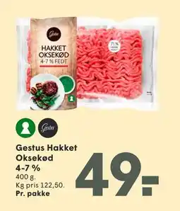 SPAR Gestus Hakket Oksekød 4-7 % tilbud