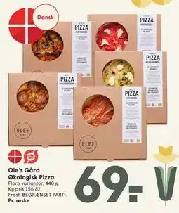 SPAR Ole’s Gård Økologisk Pizza tilbud