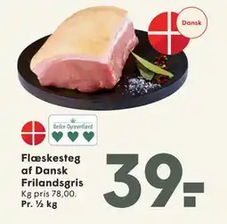 SPAR Flæskesteg af Dansk Frilandsgris tilbud