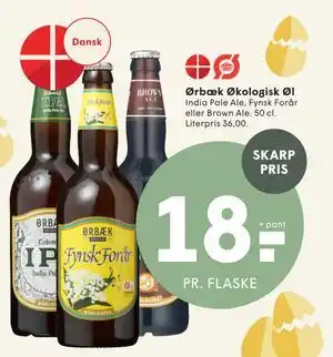 SPAR Ørbæk Økologisk Øl tilbud