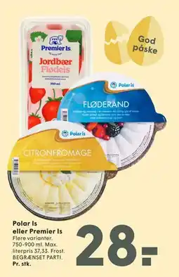 SPAR Polar Is eller Premier Is tilbud