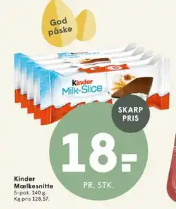 SPAR Kinder Mælkesnitte tilbud