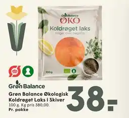 SPAR Grøn Balance Økologisk Koldrøget Laks i Skiver tilbud
