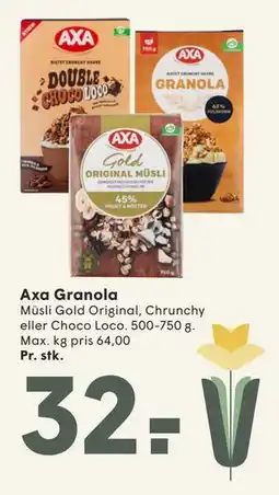 SPAR Axa Granola tilbud