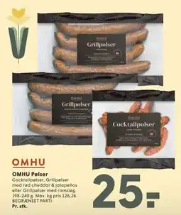 SPAR OMHU Pølser tilbud