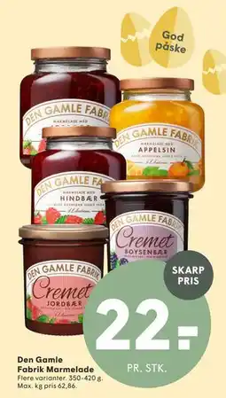 SPAR Den Gamle Fabrik Marmelade tilbud