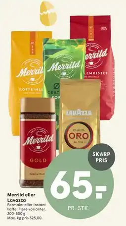 SPAR Merrild eller Lavazza tilbud