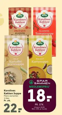 SPAR Karolines Køkken Suppe tilbud