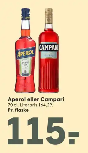 SPAR Aperol eller Campari tilbud