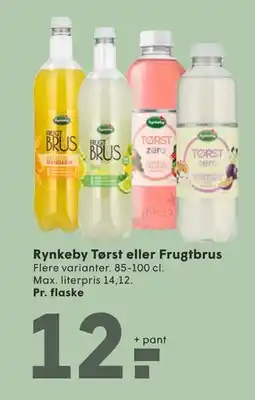 SPAR Rynkeby Tørst eller Frugtbrus tilbud