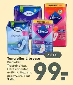 SPAR Tena eller Libresse tilbud