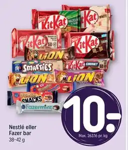 REMA 1000 Nestlé eller Fazer bar tilbud