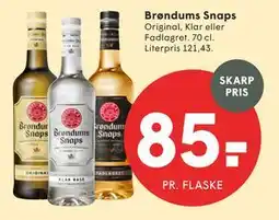 SPAR Brøndums Snaps tilbud