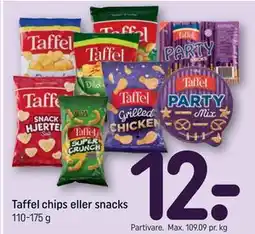 REMA 1000 Taffel chips eller snacks tilbud