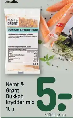 REMA 1000 Nemt & Grønt Dukkah krydderimix tilbud