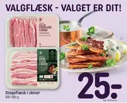 REMA 1000 Stegeflæsk i skiver tilbud