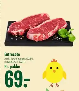 Min Købmand Entrecote tilbud