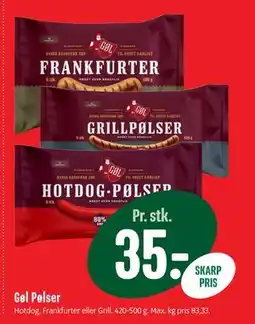 Min Købmand Gøl Pølser tilbud