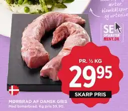MENY MØRBRAD AF DANSK GRIS tilbud