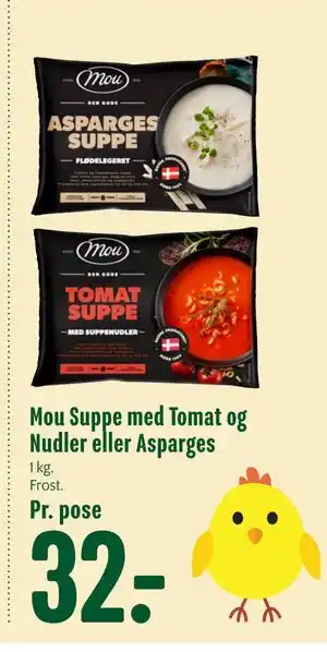 Min Købmand Mou Suppe med Tomat og Nudler eller Asparges tilbud