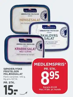 MENY SØNDERJYSKE FRISTELSER PÅLÆGSSALAT tilbud