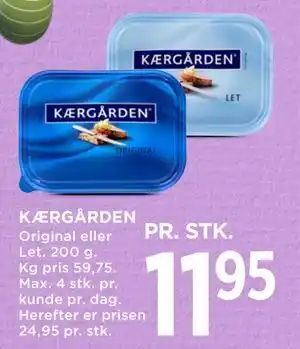 MENY KÆRGÅRDEN tilbud