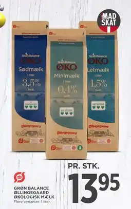 MENY GRØN BALANCE ØLLINGE GAARD ØKOLOGISK MÆLK tilbud