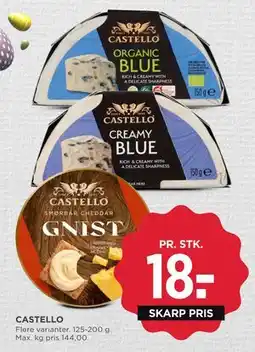 MENY CASTELLO tilbud